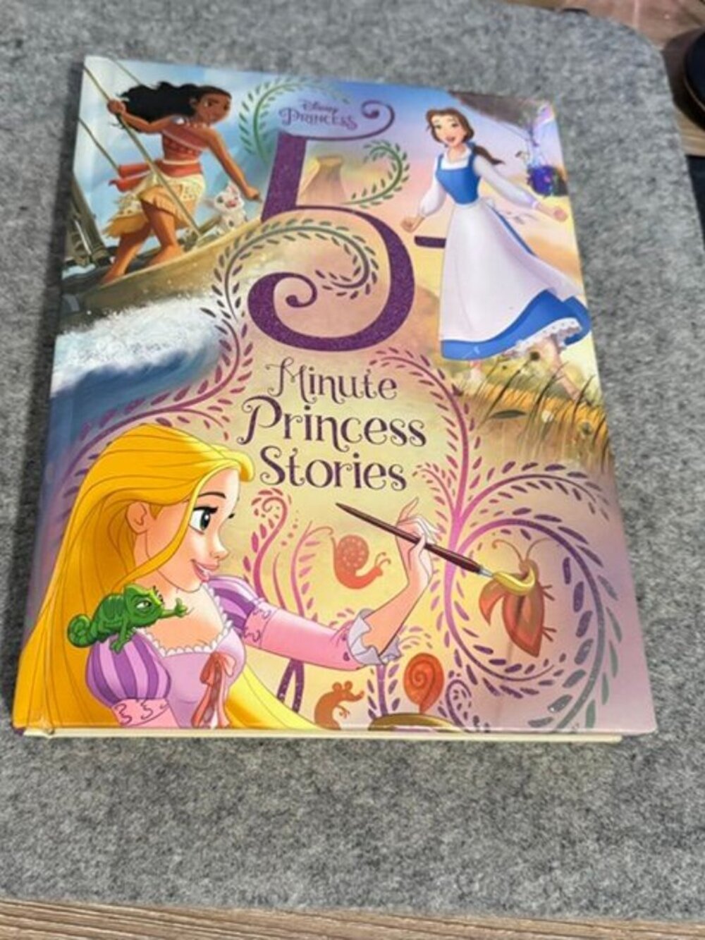 Disney Princess 5-Minute Princess Stories Hardcover Book